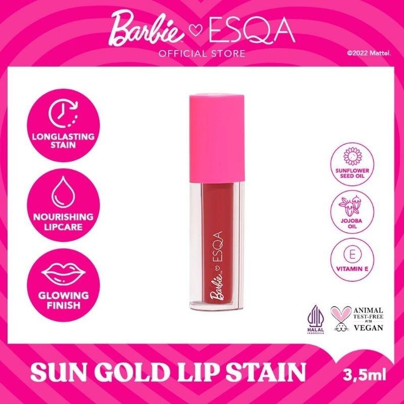 Barbie X ESQA Sun Gold Lip Stain / ESQA Lip Stain 2