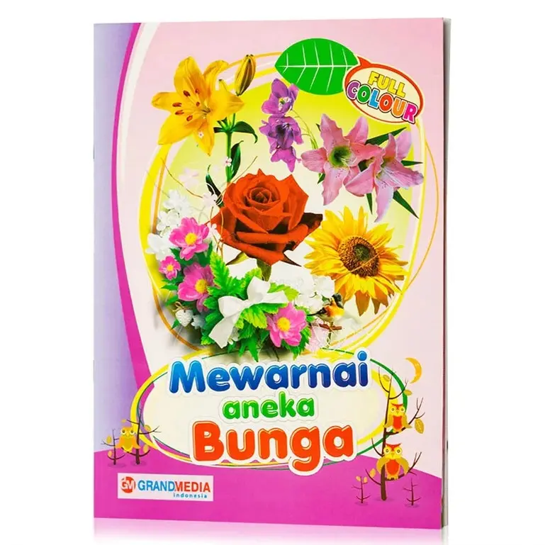 1 PAKET ISI 10 BUKU MEWARNAI Dengan Contoh Untuk Anak Ukuran Besar Full Color LM Books 4