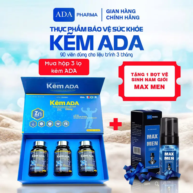 Kẽm ADA Gluconate-Hỗ Trợ Tăng Cường Sức Khỏe