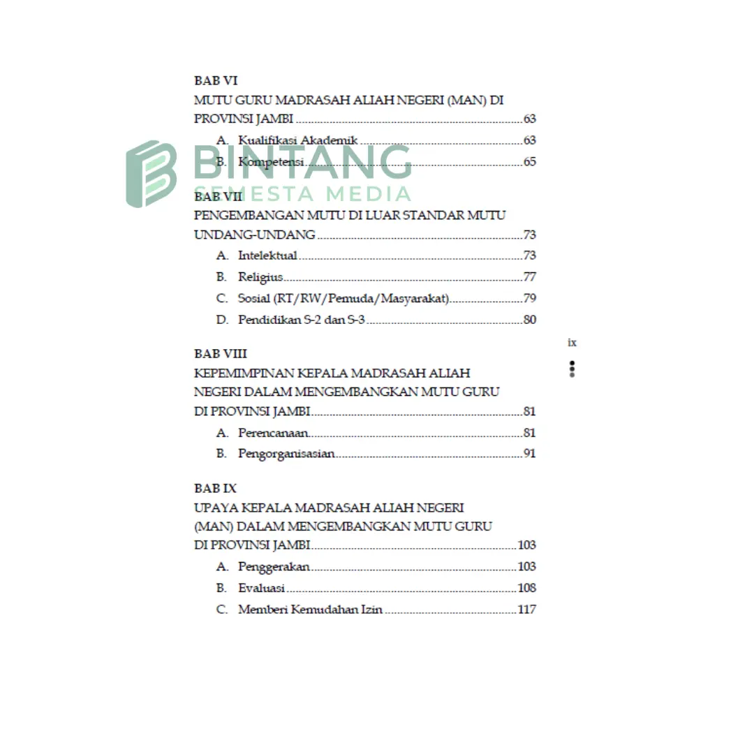 Kepemimpinan Kepala Madrasah Aliah dalam Pengembangan Mutu Guru - Dr. Armawati, S.Ag., M.Pd.I., Prof. Dr. H. Ahmad Syukri Saleh, M.A., Iskandar, S.Ag., M.Pd., M.S.I., M.H., Ph.D.
