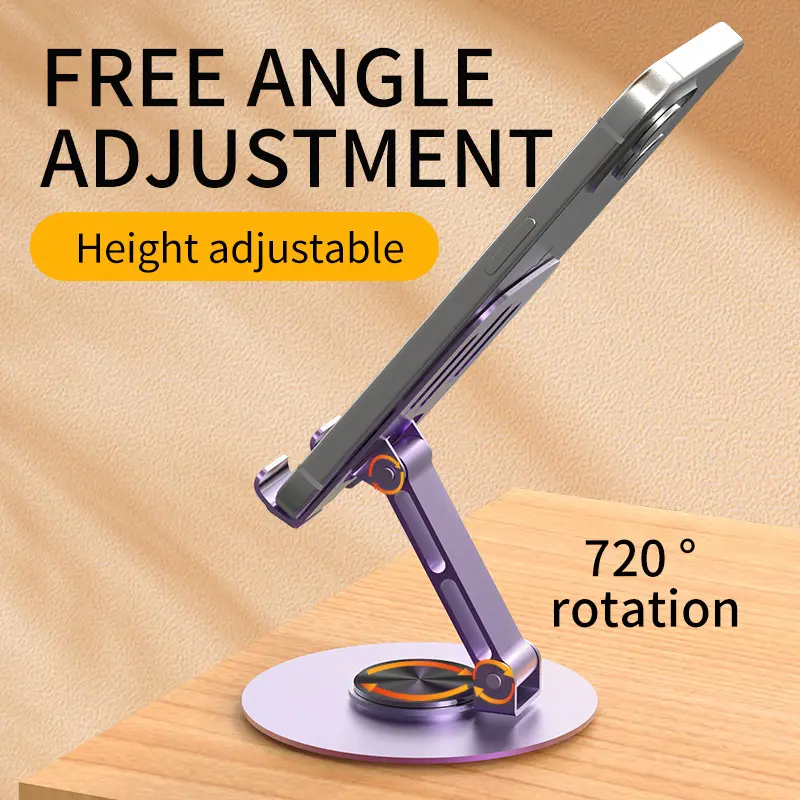 Holder HP Besi Metal Rotasi 360 Derajat Besi Phone Stand 5