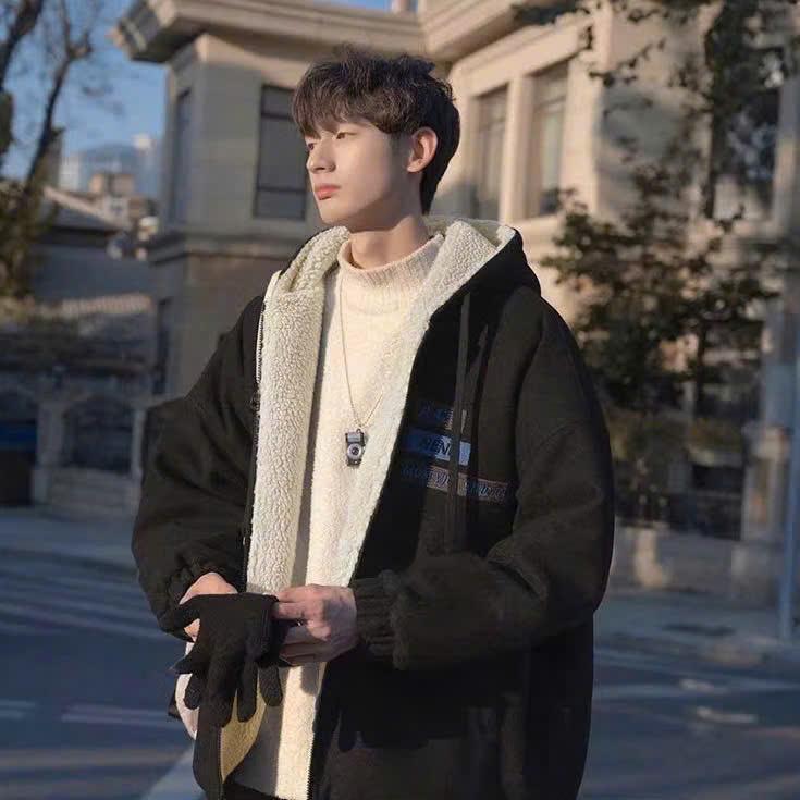  Áo khoác Gió lót lông cừu NENR NAD- Áo phao nam nữ unisex dày dặn siêu ấm chất siêu đẹp cho mùa đông 