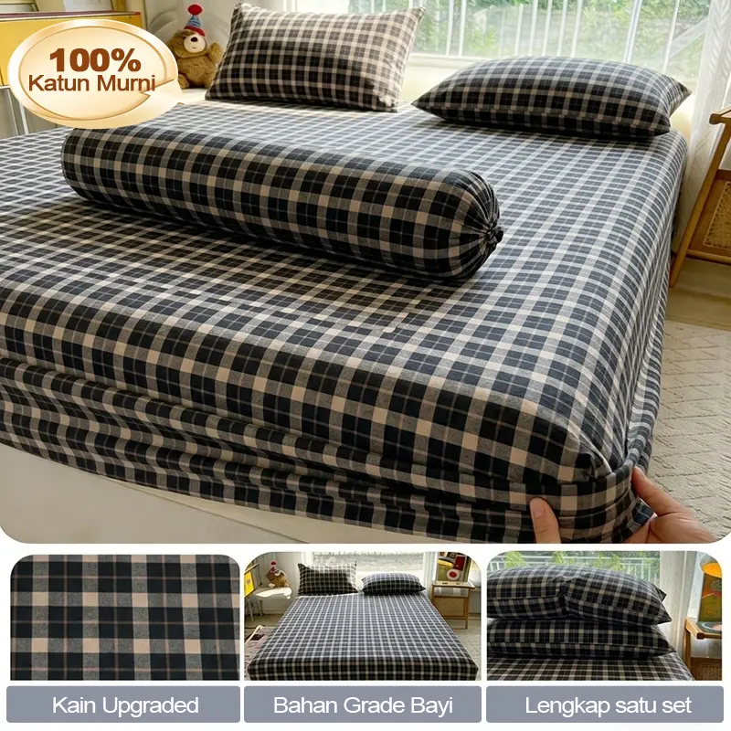 Coklat muda garis kecil