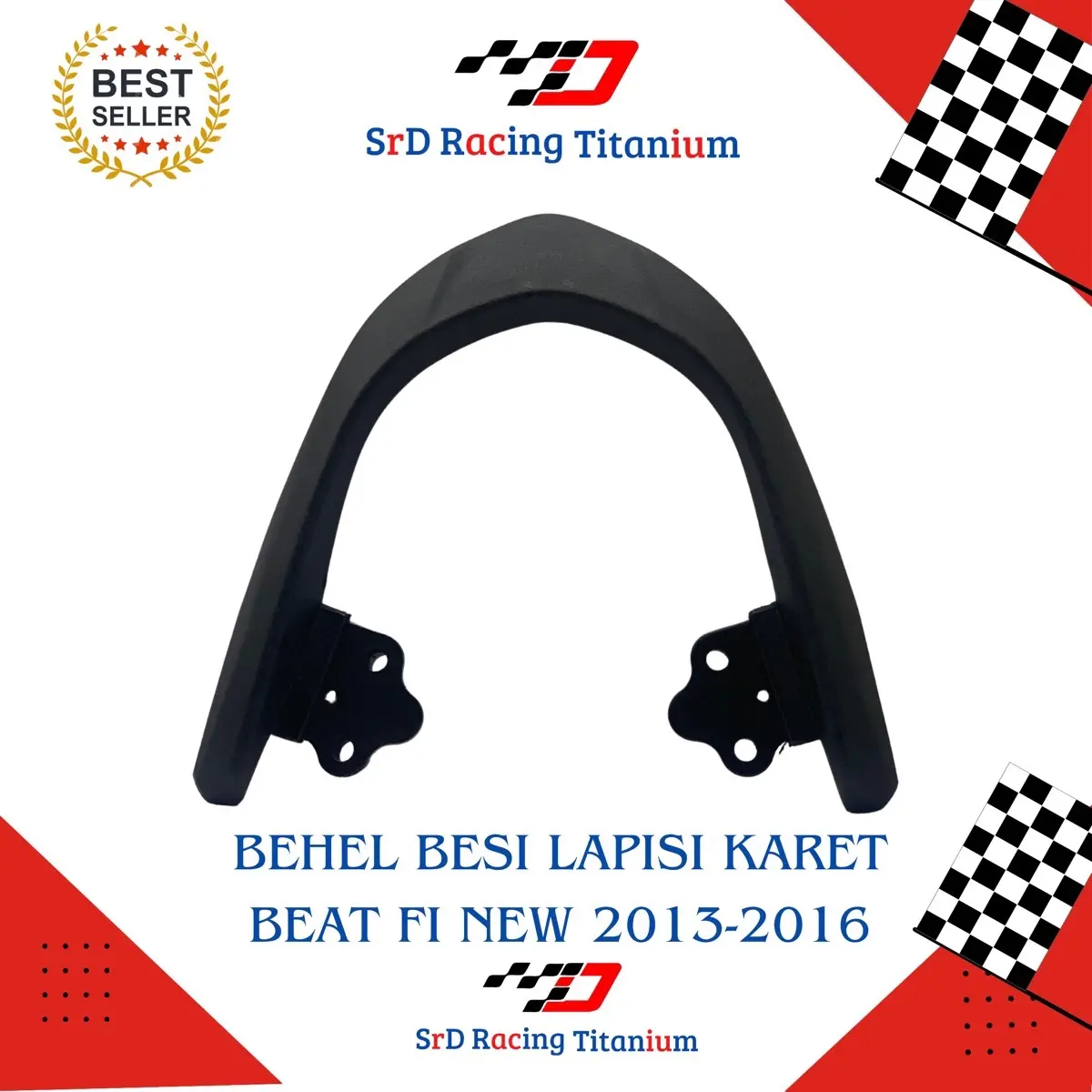 BEHEL JOK BELAKANG BEAT FI NEW 2013-2016 FULL KARET BERKUALITAS SETARA ORII!! Motor