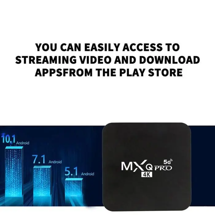 [COD] Android TV Box MXQ-Pro 4K Internet Smart Tv Media Player Terlaris Kabel Adaptor 4