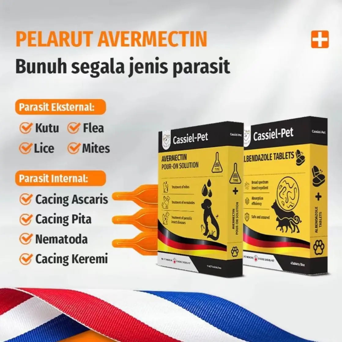 Cassiel pet obat cacing kucing
