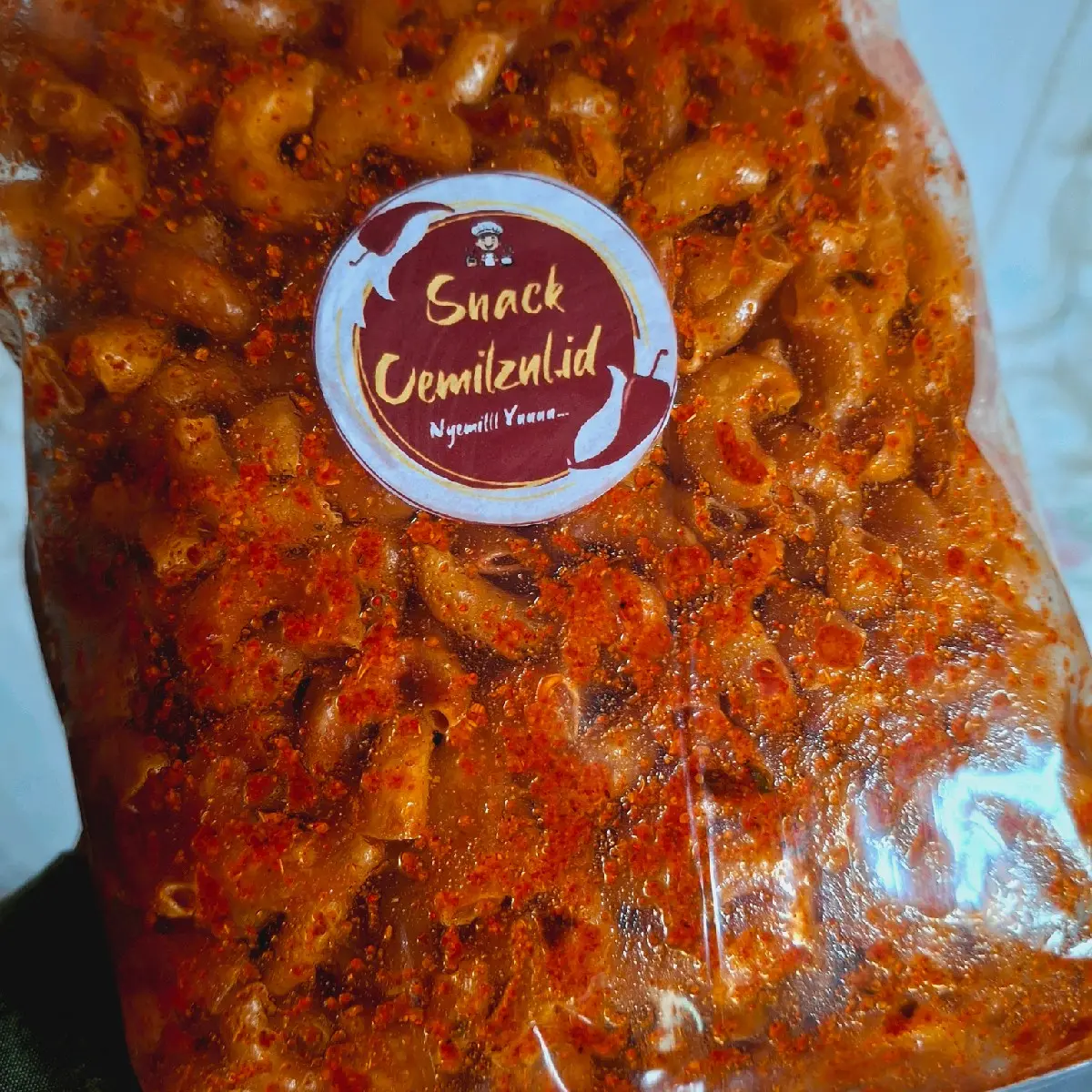 500grm Makroni Renyah Daun Jeruk Pedas Kering