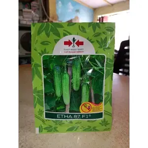 Benih Bibit Timun Etha 87 F1 (Buah Lebat Berbobot Disukai Pasar) Isi 800 Butir Kadaluarsa September 2026 Terbaru - Cap Panah Merah