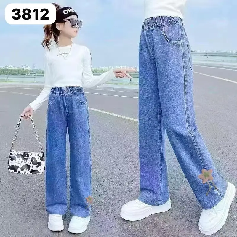 Celana Kulot Jeans import Anak Perempuan Usia 6-10 tahun