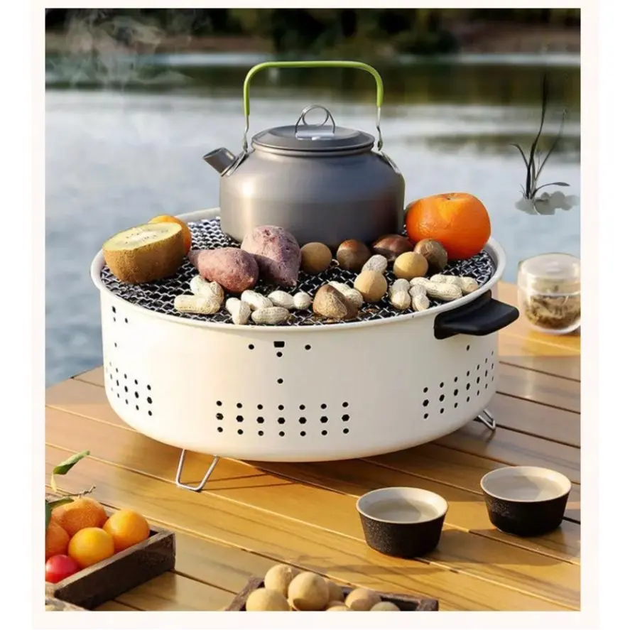Outdoor Grill Household Korean Barbecue Modern Simple and Portable Barbecue Heating Stove Stove for Tea Making