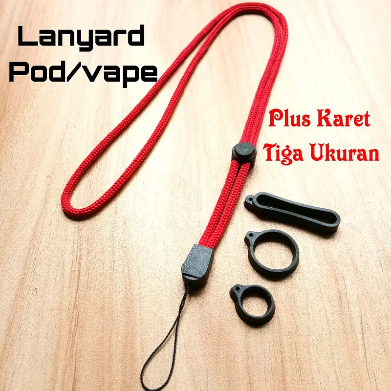 Lanyard Tali Gantungan Podz Hp Id Card Dll Plus Oring 3 Ukuran 6