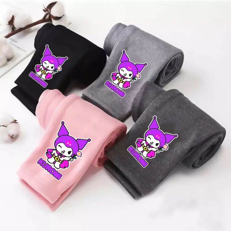 LEGGING ANAK KARAKTER KUROMI BAHAN SPANDEK/BALON LEMBUT MERAL 0