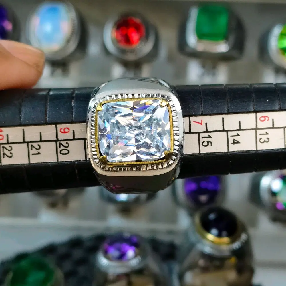waet topaz kotak ring monel doff handmade