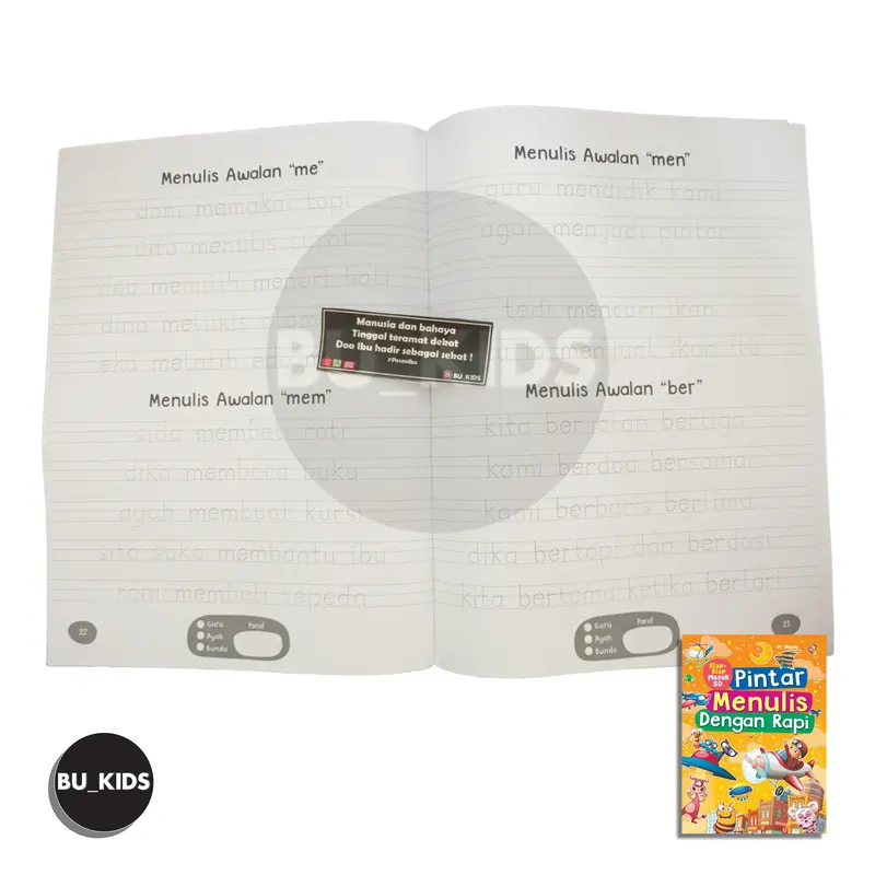 Buku Menulis Anak TK & PAUD Pintar Menulis Dengan Rapi Siap Masuk SD Kelas 1 3