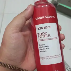 [ SONIK SCENTS SKIN NICE ] BODY TONER MERAH 200 ML Glycerin, Niacinamide, Glycolic Acid, allantoin