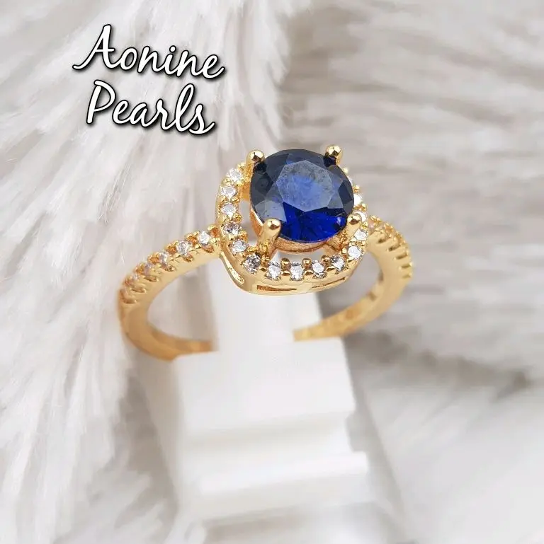Cincin Batu Zirconia Merah