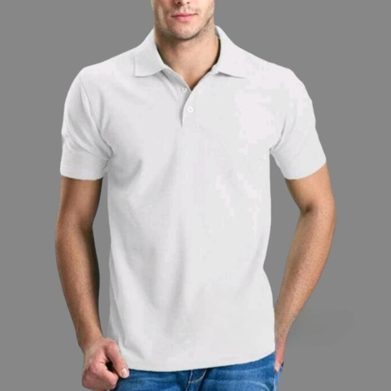 Product Introduction of Kaos Kerah Polos / Kaos Kerah Polos Seragam / Kaos Kerah Polo Shirt Unisex Formal / Kaos Kerah Lengan Pendek Abu Abu Casual 20
