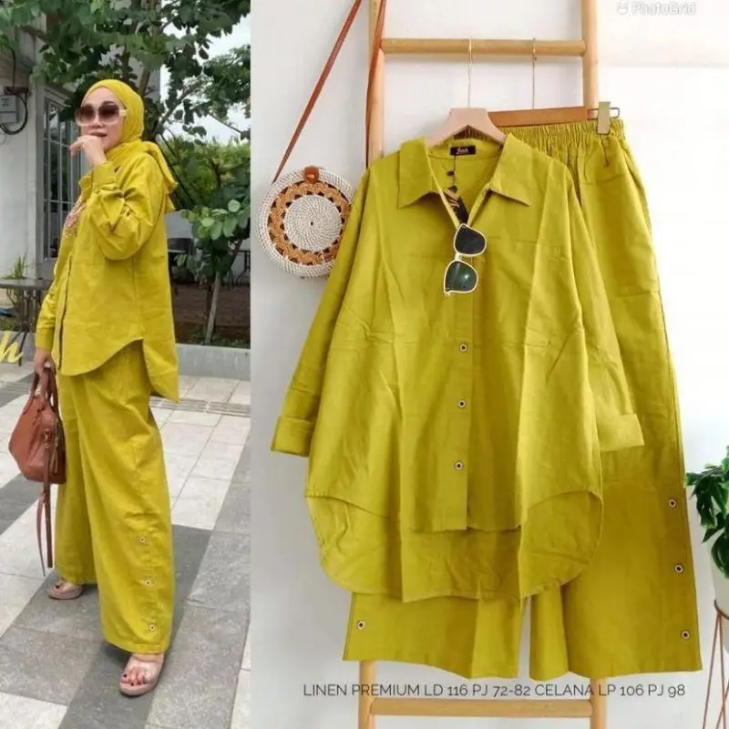 Fashion MUSLIM  baju wanita  baju stelan wanita  setelan  stelan  Baju stelan  fashion wanita  one Set. Kyara One Set