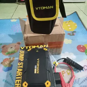 Vtoman V6 PLUS Jumper Aki Mobil Dan Motor kapasitas 10000mAH, Jumper Aki Kendaraan, Powerbank Portable Car jumper aki powerbank jumper aki untuk mobil 12v jumper mobil kekinian murah premium quality pria wanita bisa cod pertolongan darurat urgent