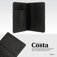 Gambar Hefand - Dompet Passport Costa Holder Travel Bahan Kulit PU Leather Premium - Black dari Hefand Kab. Bandung 5 Tokopedia