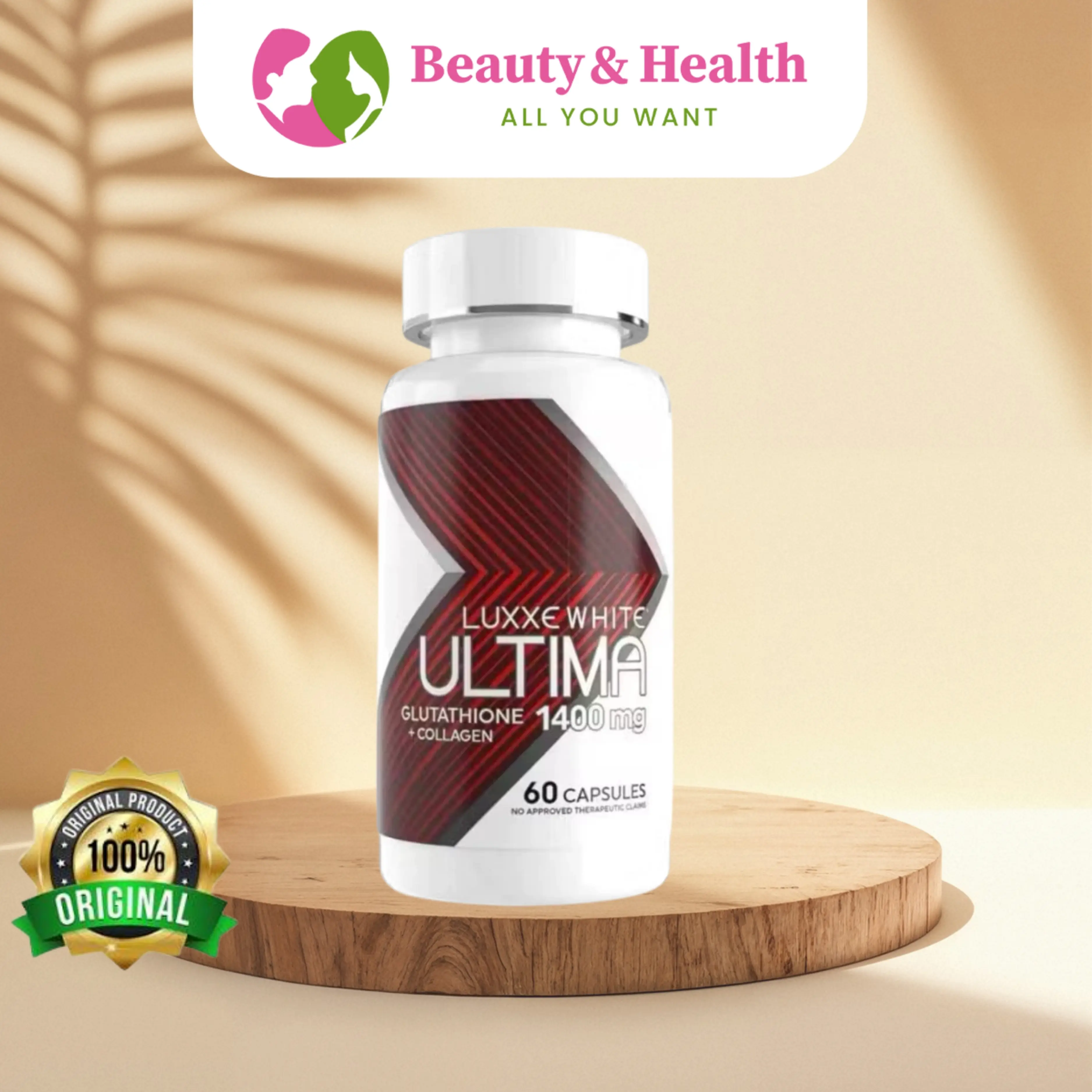 Authentic Luxxe White Enhanced Glutathione 60 CAPSULE