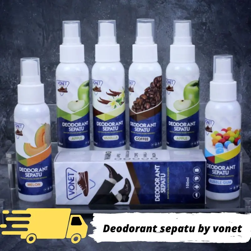 Vonet Deodorant Spray Sepatu Anti Bakteri  Shoe 25 ml