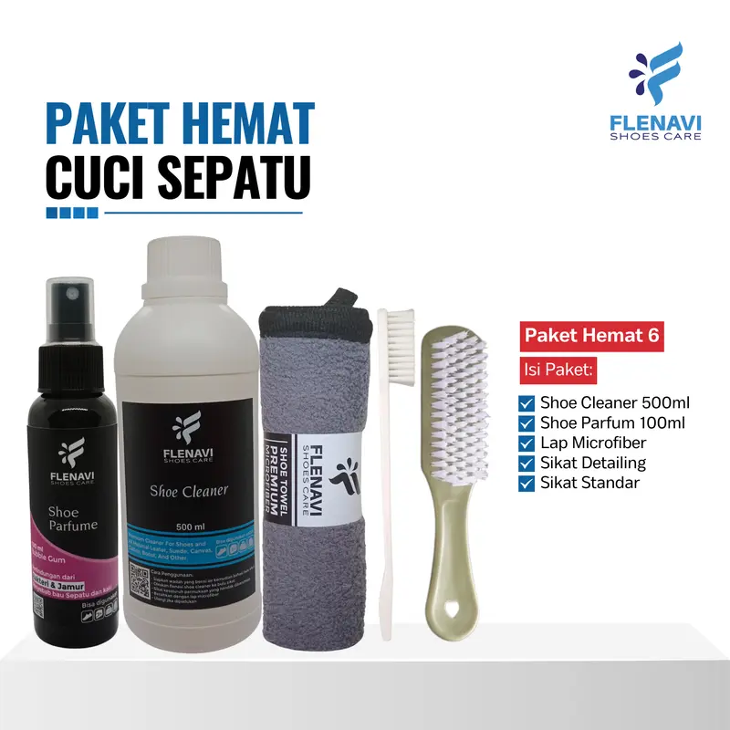 PROMO Paket Pembersih Sepatu Penghilang Noda Sabun Cuci Sneakers Shoes Cleaner Parfum Sepatu anti Bau dan Bakteri 6