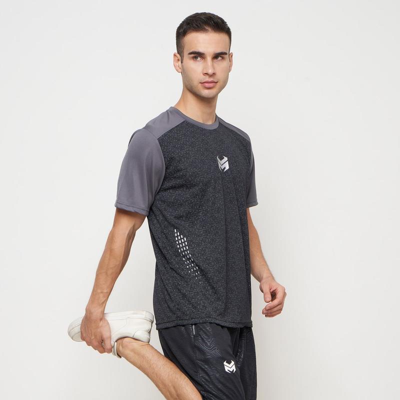 Monexo - Kaos Olahraga Pria Running Gym Fitness Bahan Dry Fit Jersey Pria Lengan Pendek MLN05 3