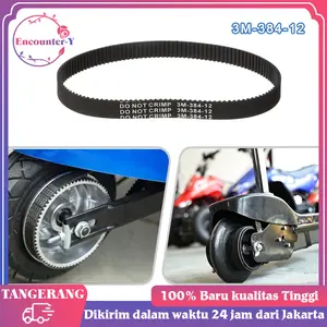 V-Belt E Skuter Elektrik 3M-384-12 / Timing Vbelt Karet Skuter Elektrik / V-Belt Scooter Listrik