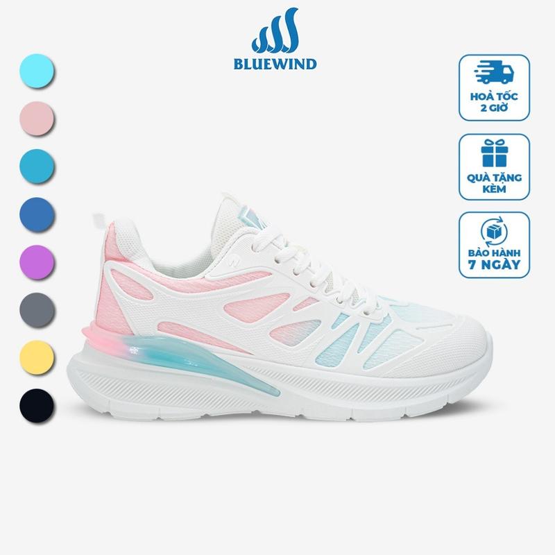 TĂNG SIZE BLUEWIND Giày Thể Thao Nữ Đế Cao 4cm Êm Mềm Dáng Basic Dễ Phối Đồ Giày Tập Gym 68377