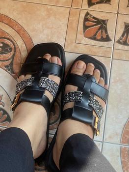 Product Review of RF STORE ~ Sandal Wanita Gesper Sendal Cewek Platform Sandal Terbaru Sandal Kekinian Terbaru cewekmurah 2025 from r**𐙚 0