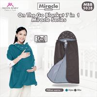 Gambar MOM'S BABY On The Go Blanket 7 in 1 Miracle Series MBB5028 - Abu dari Dialogue Group Store Kota Bandung 1 Tokopedia