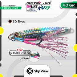 Saldi Ima Metallo Jig Gunkichi 40 grammi Assist Plus 006