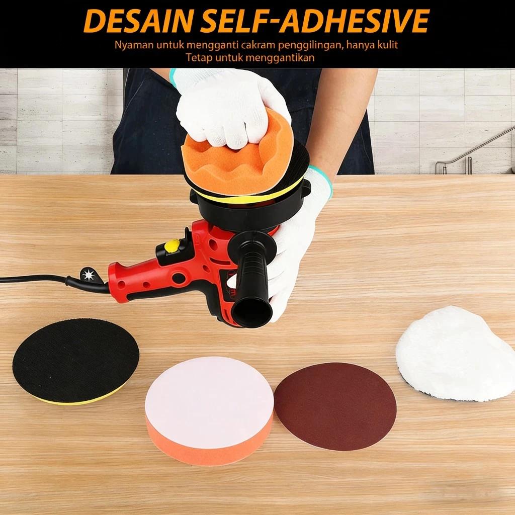 Reaim Mesin Poles Mobil Motor 5 Inch Wool Polisher Disc Untuk Salon Kendaraan dan Perawatan Cat Hasil Kilap Maksimal Kuat Tahan Lama Harga Terjangkau Garansi 5 Tahun Eksklusif