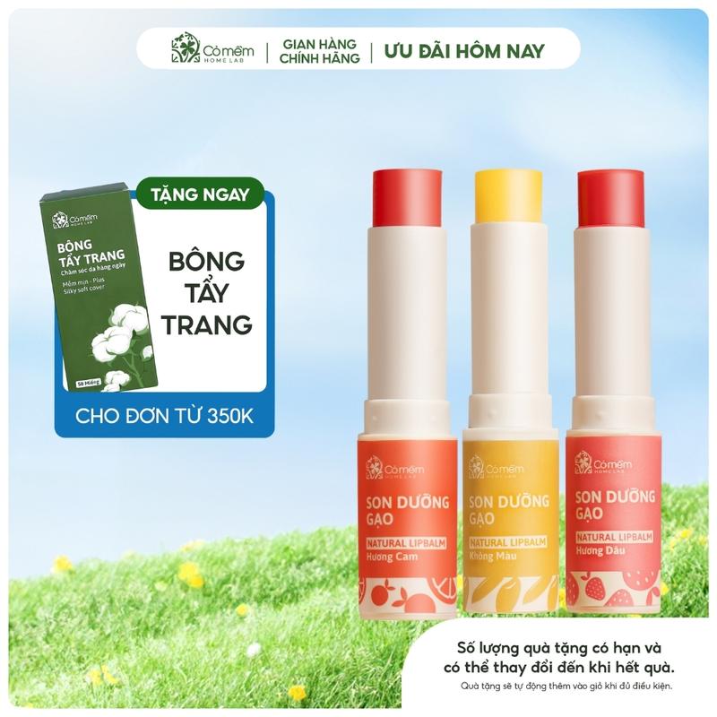 Son Dưỡng Gạo Cỏ Mềm Hỗ Trợ Giảm Thâm Môi 3,6g