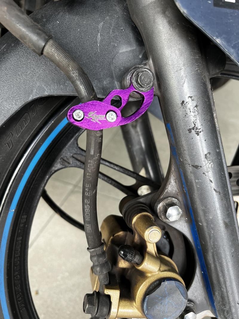 Product Introduction of ( UNIVERSAL ) ALLOY BRAKE HOSE HOLDER / FRONT REAR BREK PIPE PAIP BRACKET TAPAK KAKI DEPAN BELAKANG LC135 Y15 Y16 RS RSX 2