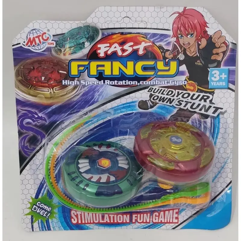 Mainan anak gangsing petarung spinning top isi 2pcs gasing Toys 1