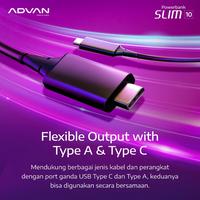 Gambar ADVAN Powerbank Slim 10 Fast Charge 10000mAh 22.5W | Garansi Resmi Advan Indonesia 1 Tahun - Mocha dari Ceria Ponsel Mall Kota Tangerang 5 Tokopedia