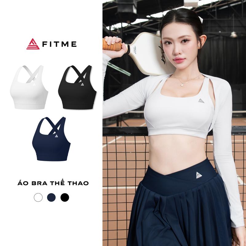 Áo bra tập gym yoga nữ Fitme Glow nâng ngực chất thun thể thao cao cấp co giãn thoáng khí BRGL03