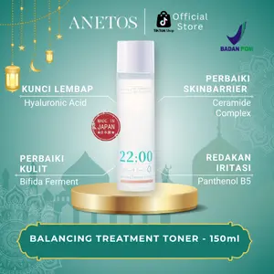 ANETOS – Balancing Treatment Toner– 150ml (Toner Wajah Hypoallergenic, Menyegarkan dan Melembapkan, Aman untuk Kulit Sensitif)