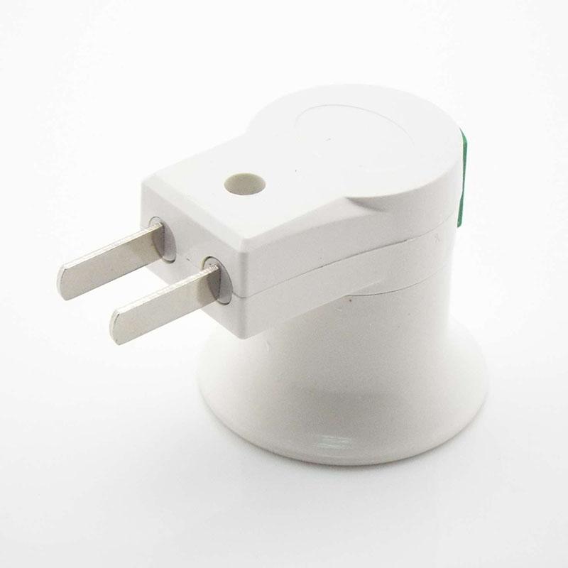 Product Introduction of EU US AU plug E27 LED Lamp Base power Holder Converter for led light Bulb Adapter socket AC Power 110V 220V EU Plug Switch  SG2H 48
