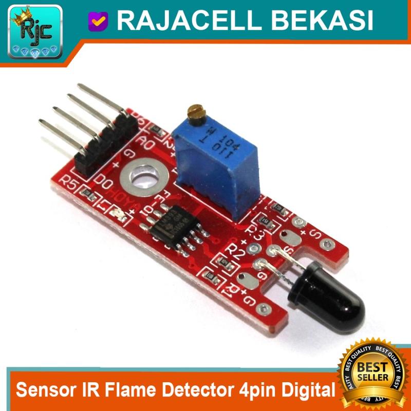 Sensor Api IR Flame Detector KY-026 4pin Digital & Analog Output - Shop ...