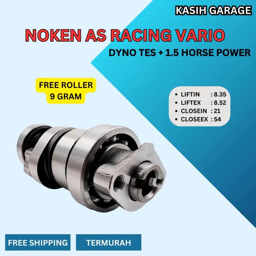 NOKEN AS RACING VARIO 125/150 FREE ROLLER KITACHO PER KLEP RACING VARIO NEW PLATUK KLEP VARIO