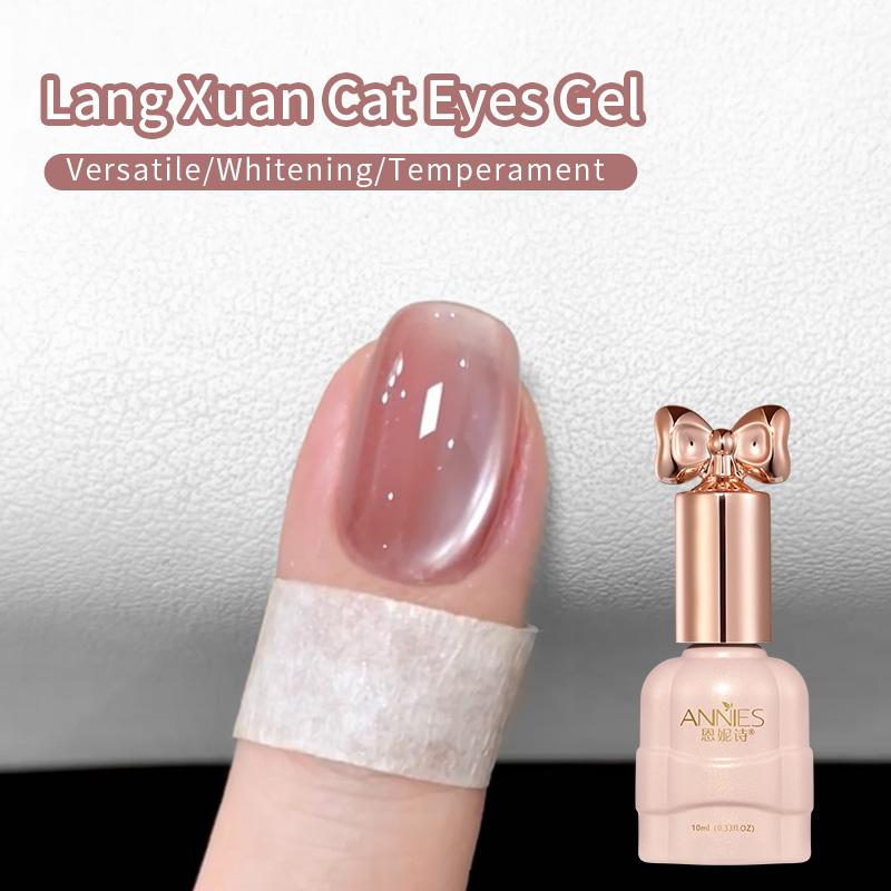 Gel Sơn Móng Tay Mắt Mèo Đá Pha Lê Nước Nóng Lung Linh Hạt Thủy Tinh Băng Xuyên Qua Gel Móng Tay Mắt Mèo Cần Đèn Làm Móng Để Khô Hàng Mới Về 2025