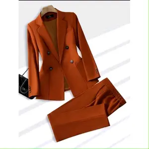 Setelan Jas Wanita Blazer Mewah/Setelan Jas Korea