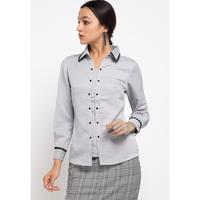 Gambar FAME - Blouse Lengan Panjang Abu-abu - 9211660 - Abu-abu, S dari FAME Official Kota Surabaya 1 Tokopedia
