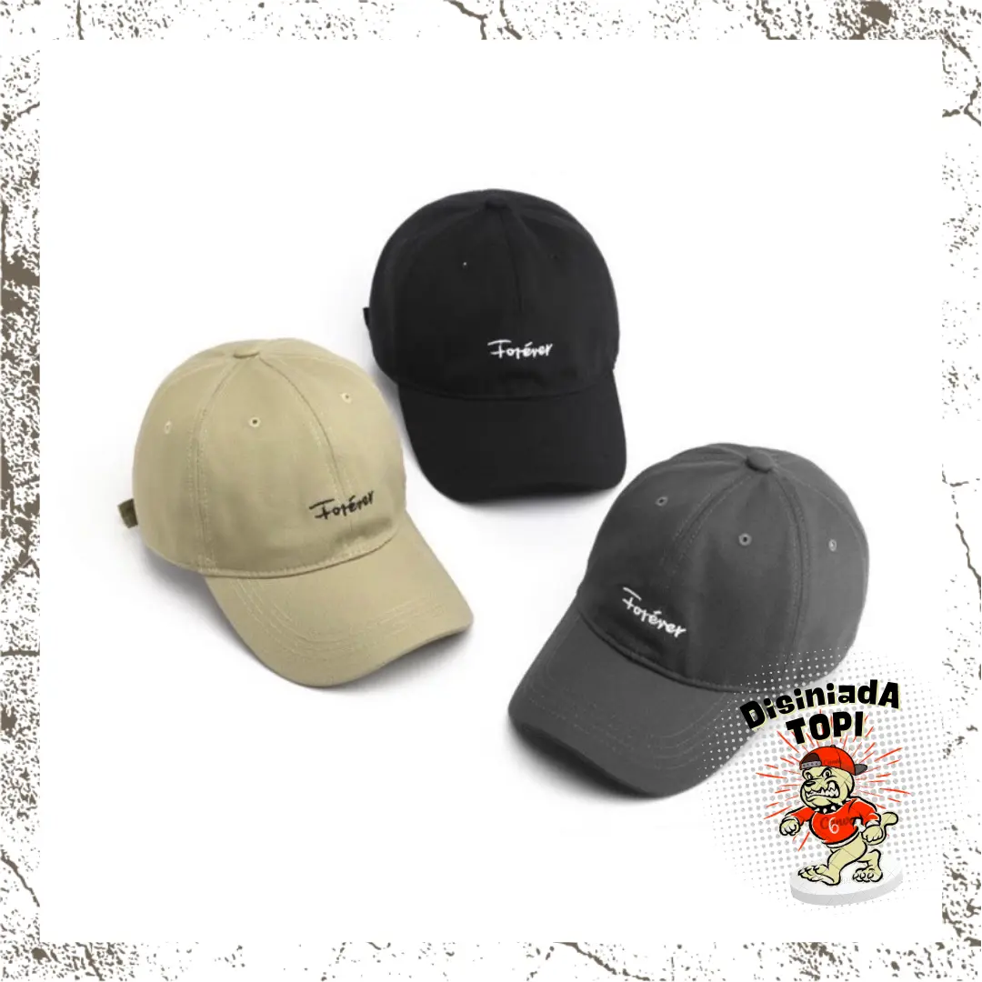 Topi Baseball Pria Wanita Bordir Tulisan Forever Premium Quality