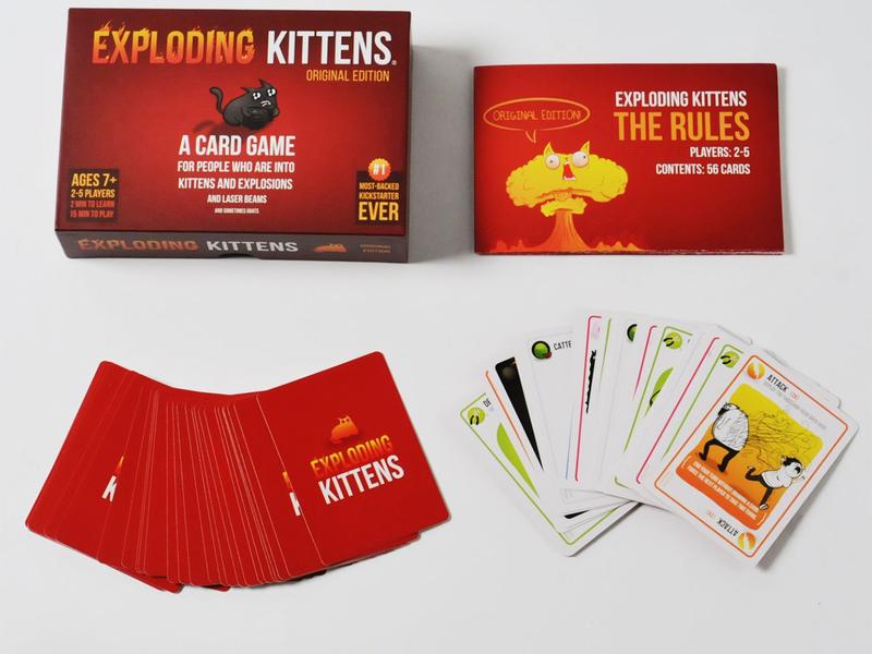 Exploding Kitten Exploding Kittens Board Mage Imploding Kittens Exploding Kittens Expansion  Zombie Kitten 2