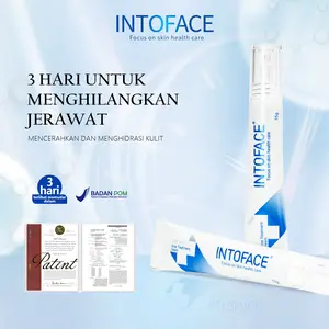 INTOFACE Acne & Scar Repair Cream – Krim Totol Jerawat + Hilangkan Bekas & Luka Hitam, BPOM Aman Berjerawat Treatment Wajah Perawatan Acid Hyaluronic Merah