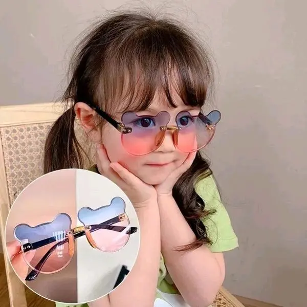 GAS - Kacamata Anak Model Beruang Lensa Bening Warna Warni Lucu Untuk Si Kecil Tampil Imut Model Terbaru Harga Termurah. Aksesoris Fashion Kekinian 2